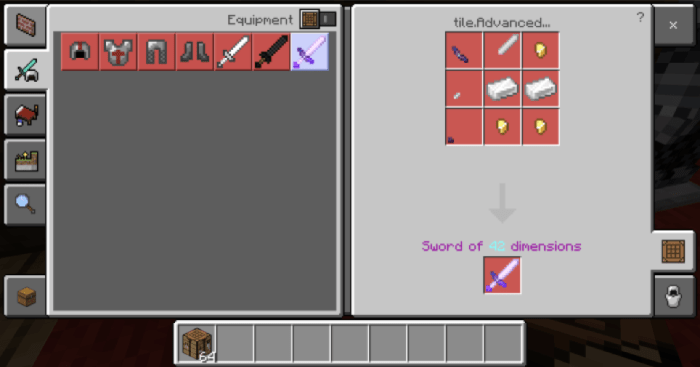 Crafting of the sword