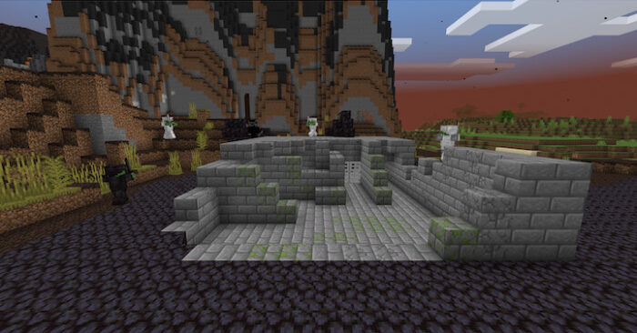 Dungeon Entrance in Herobrines lands biome
