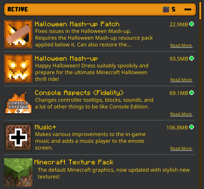 activate Halloween Mash-up Pack