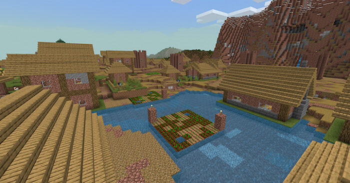 Red plains biome