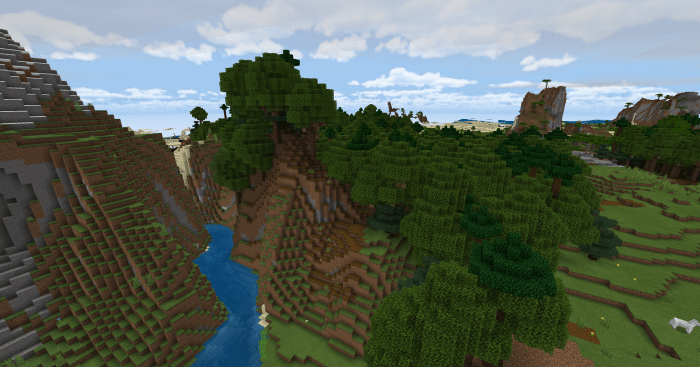 Woodland Mountains Biome