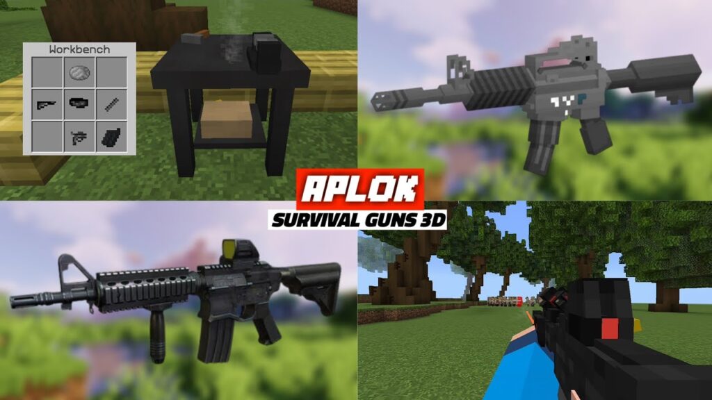 Aplok Gun Mod for Minecraft