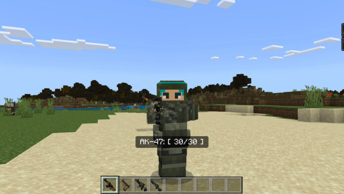 Aplok gun mod for minecraft