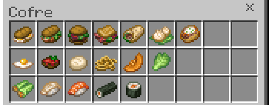 Foods in Farmer's Delight Bedrock