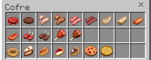 Foods in Farmer's Delight Bedrock