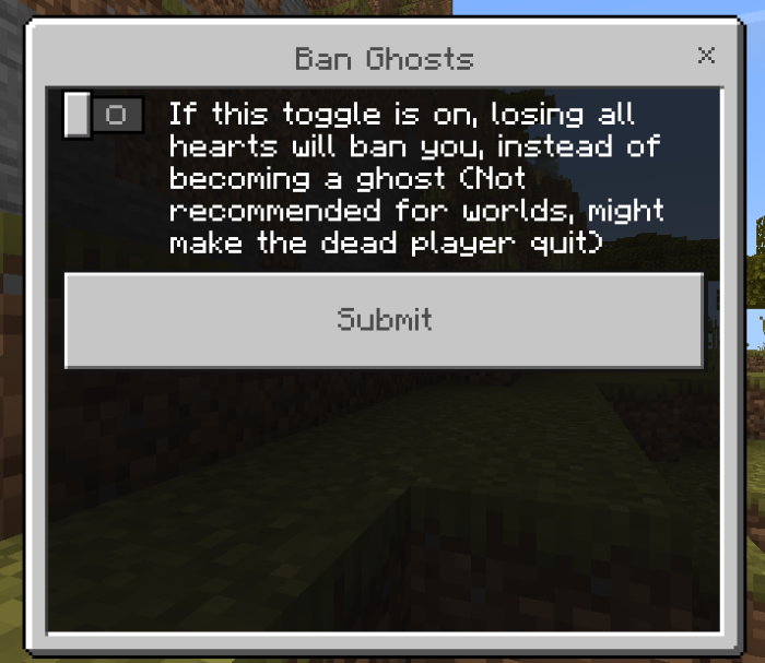 Ban Ghosts in Lifesteal Addon