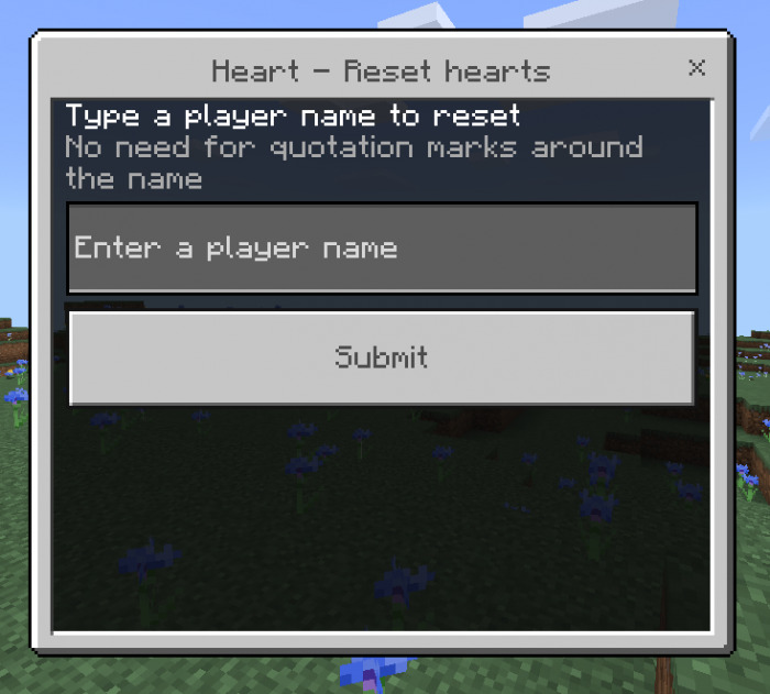 Reset Hearts in Lifesteal Addon