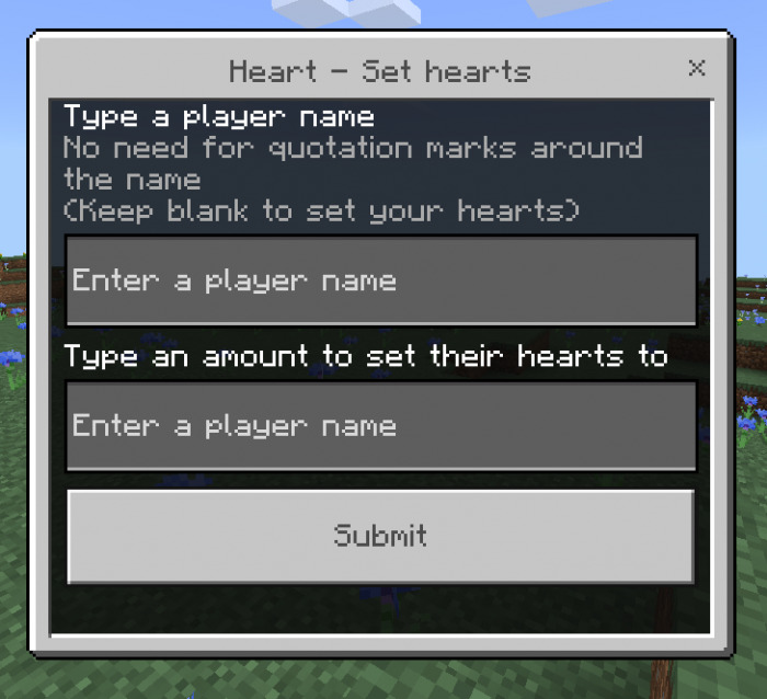 Set hearts in Lifesteal Addon