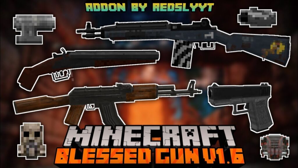 Blessed Guns gun mod for minecraft
