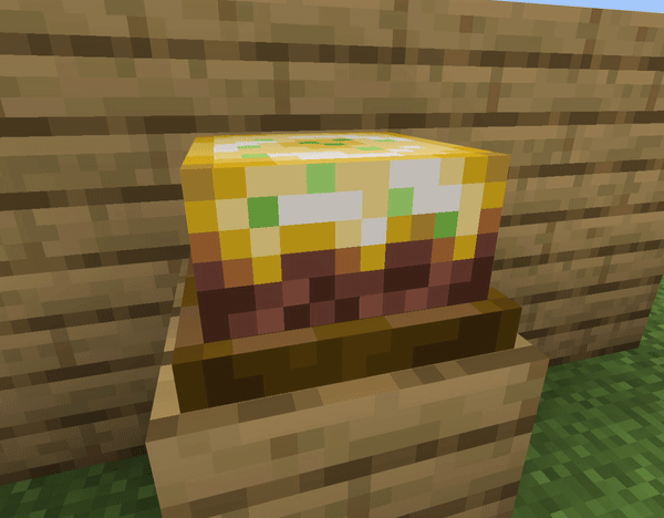 Pie in Farmer's Delight Bedrock