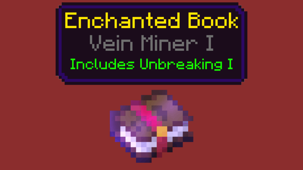 Vein Miner Enchanted Book