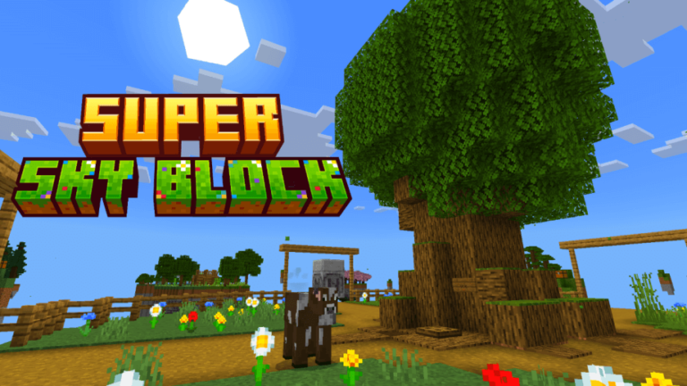 Super Sky Block – SkyShop Map for MCPE