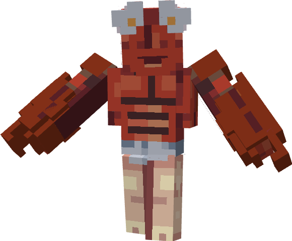 Crablante One Punch Man Minecraft Mod