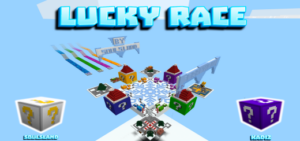 Lucky Race K Block [Winter Race MAP] Minecraft 1.20.X