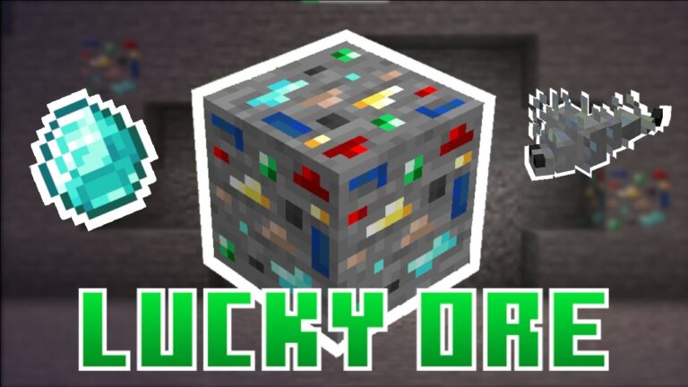 Lucky Ores Addon for Minecraft