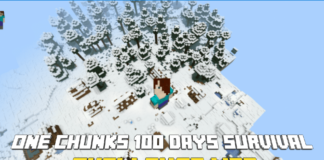 One Chunks 100 Days Survival Challenge Map