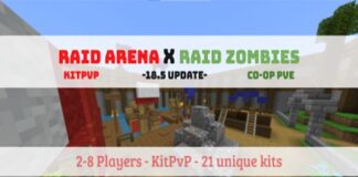Raid Arena X Raid Zombies Map