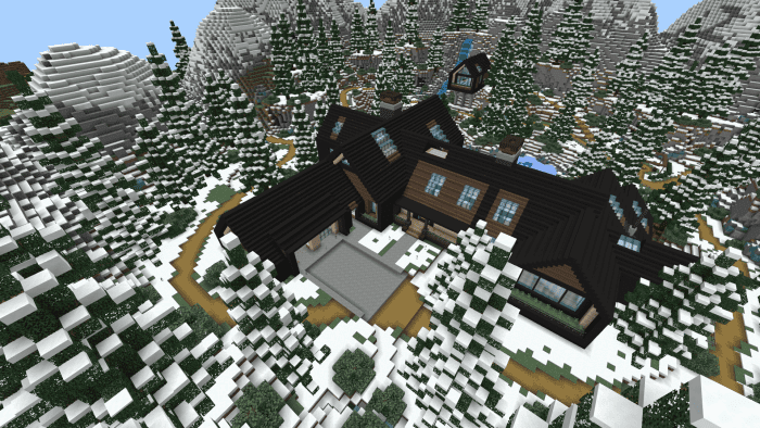 Winter Mansion Map