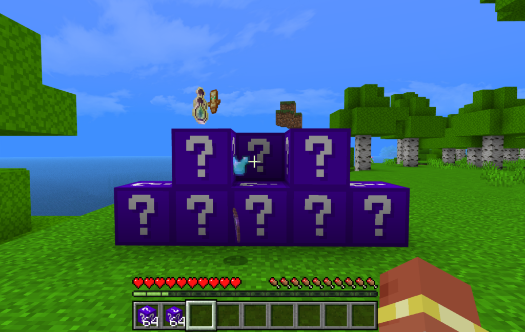 Lucky VBlocks Addon MCPE Addons for Minecraft Bedrock & Pocket Edition