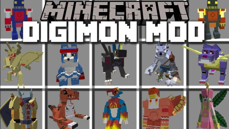 Digimon Voltage Mobs | Minecraft Addon PE
