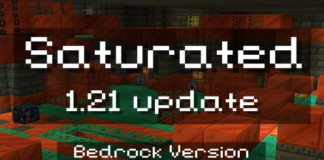 Saturated Texture Pack MCPE 1.21