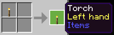 Left Hand Torch Addon
