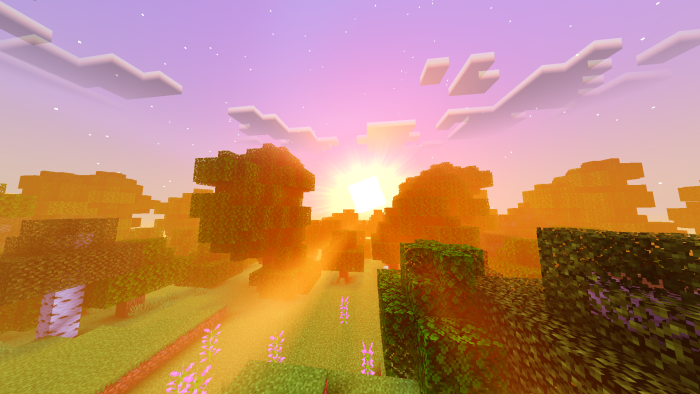 Solar Shaders v7 MCPE 1.21