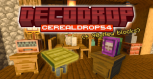 DecoDrop Addon V4.0 | minecraft Furniture Mod PE 1.21