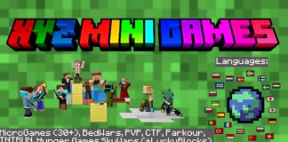 XYZ MINI GAMES map