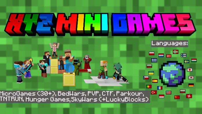 XYZ MINI GAMES map