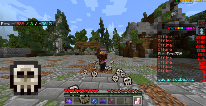 XYZ MINI GAMES map