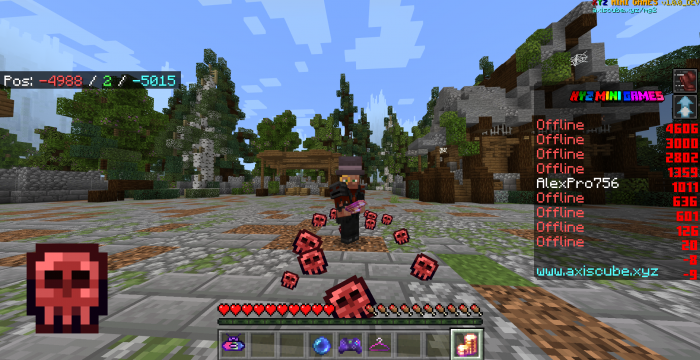 XYZ MINI GAMES map