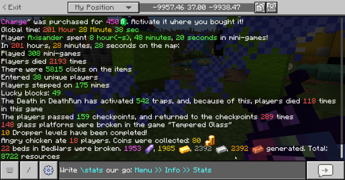 XYZ MINI GAMES map