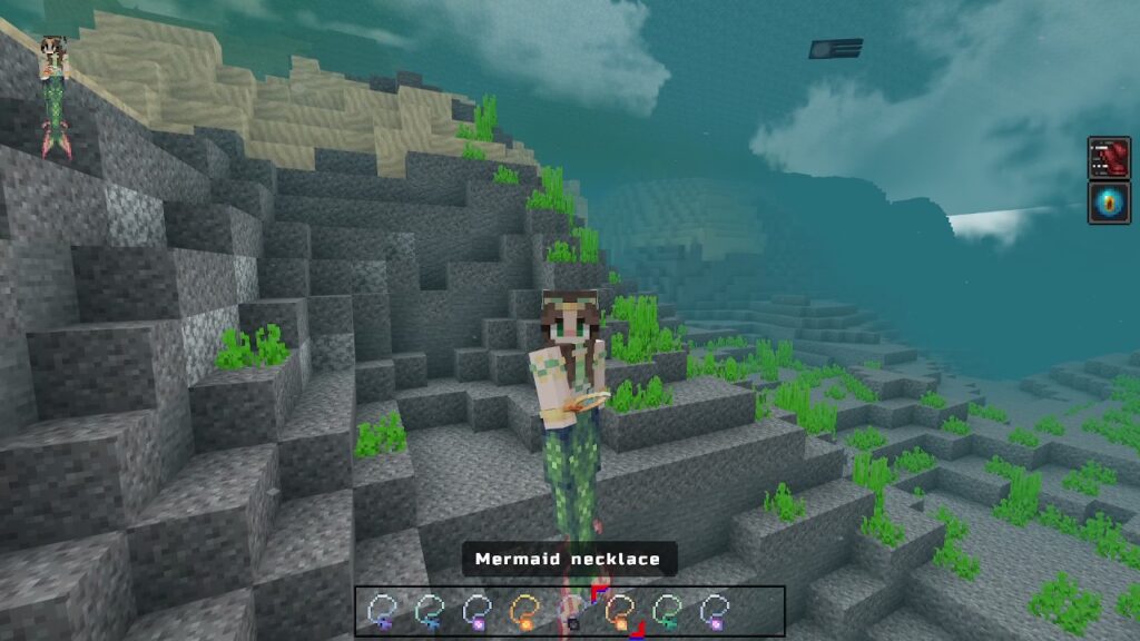 Mermaid Tail Mod MCPE