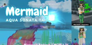 Aqua sonata tail mod mcpe