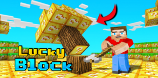 Sky Tree Lucky Block Map