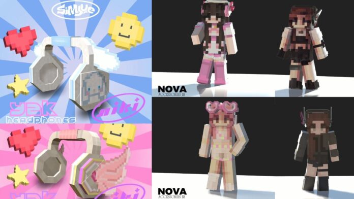 Simjue Accessories - Headphone Addon for Minecraft Bedrock MCPE