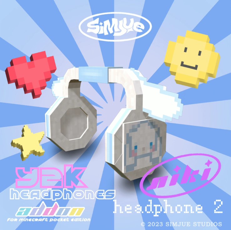 Simjue Accessories y2k Headphone Addon