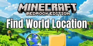 Minecraft Bedrock World Location