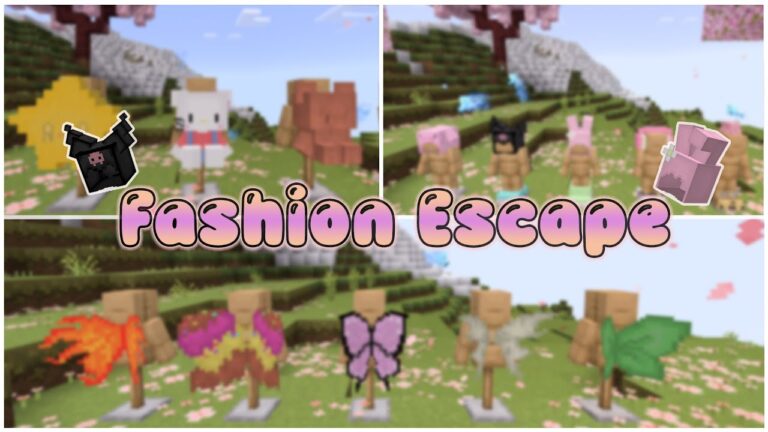 Fashion Escape v1.2 | Minecraft Addon PE