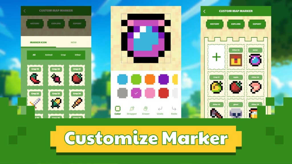 minecraft map marker