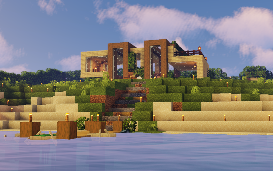minecraft modern house