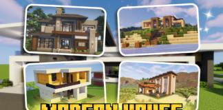 minecraft modern house