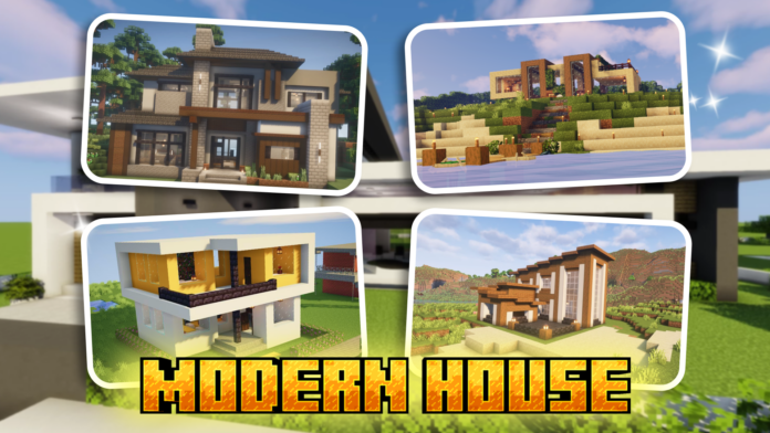 minecraft modern house