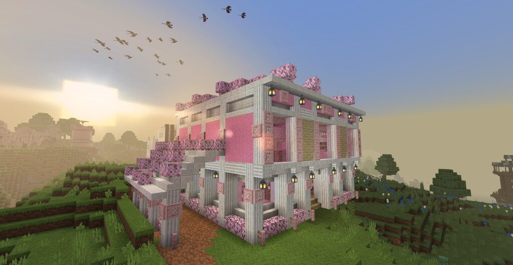 minecraft modern house