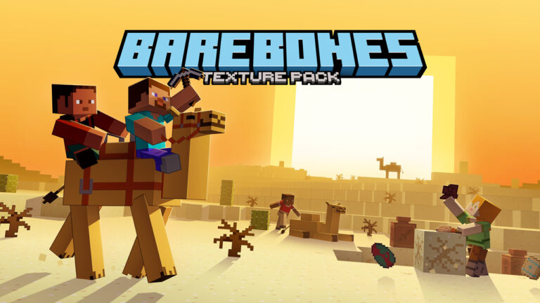 Bare Bones Texture Pack 1.21.80