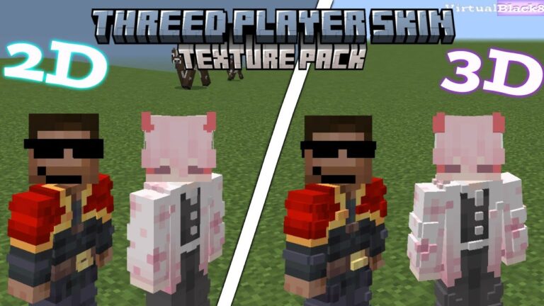 🖌️ ThreeD Player Skin [Bedrock] 🖌️