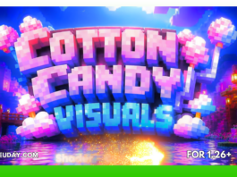 Camy’s Cotton Candy Visuals Shader Camy’s Cotton Candy Visuals Shader (1.21) – MCPE Aesthetic Shader.